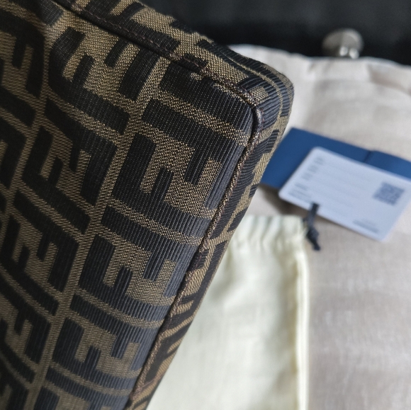 Fendi Zucca FF Pochette Shoulder Bag - Picture 10 of 16